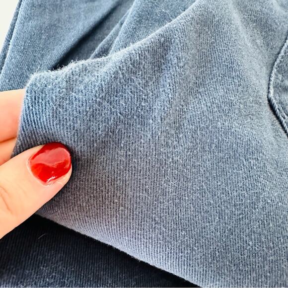 VINTAGE Y2K HERITAGE 1981 Navy Blue Denim Jeans Low Rise Straight Leg Pants 30 - Picture 9 of 14